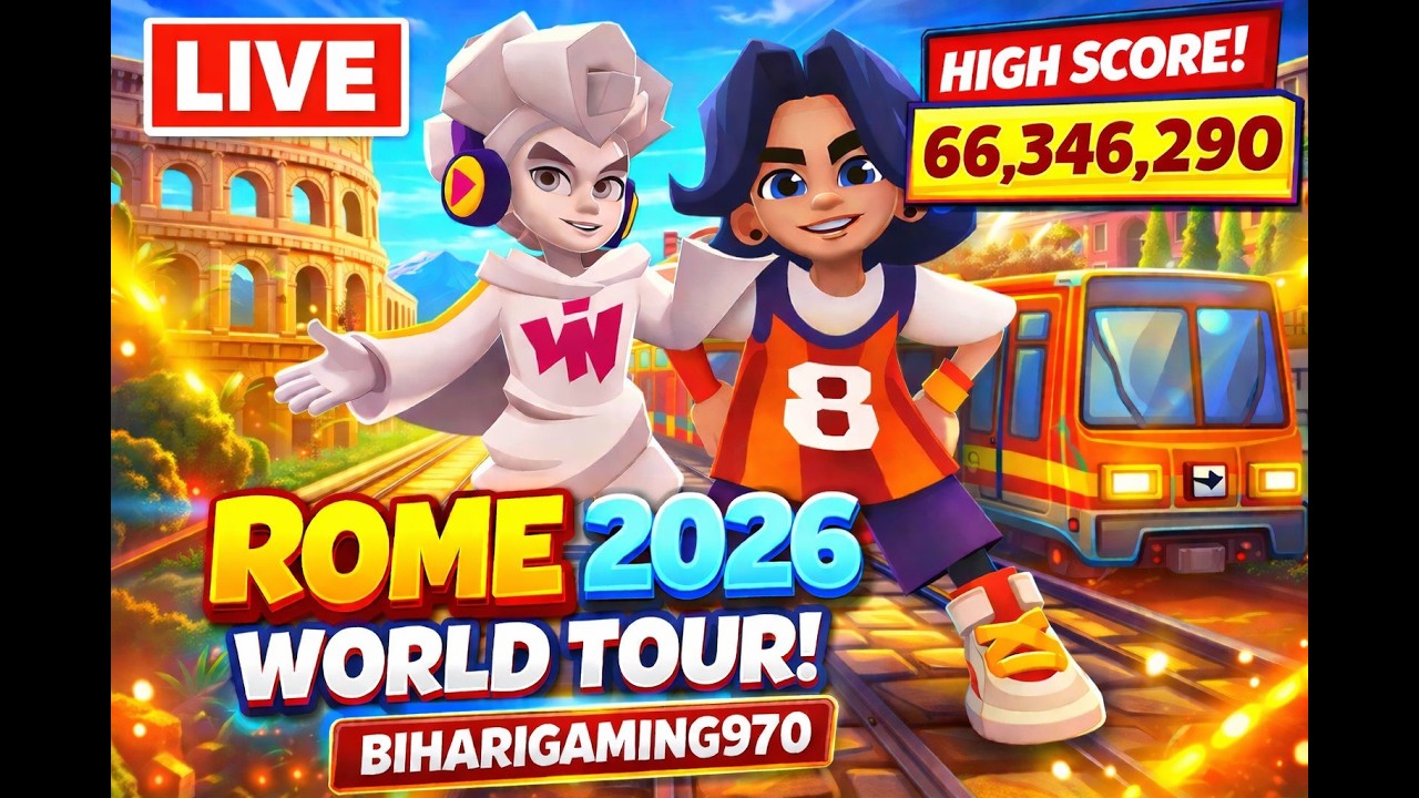 SUBWAY SURFERS ROME NEW UPDATE 2026  BIHARIGAMING970 #shorts