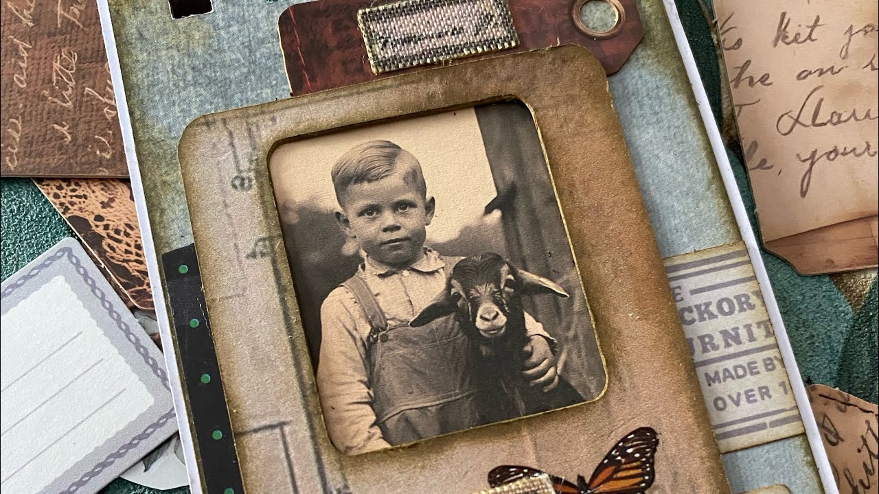 TUTO ALBUM VINTAGE 5EME ET 6EME PAGE