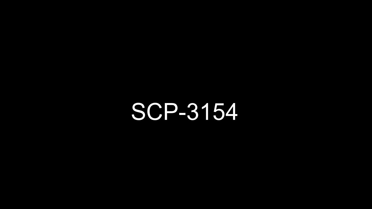 SCP-3154 - Terminal State Inducer | Reading