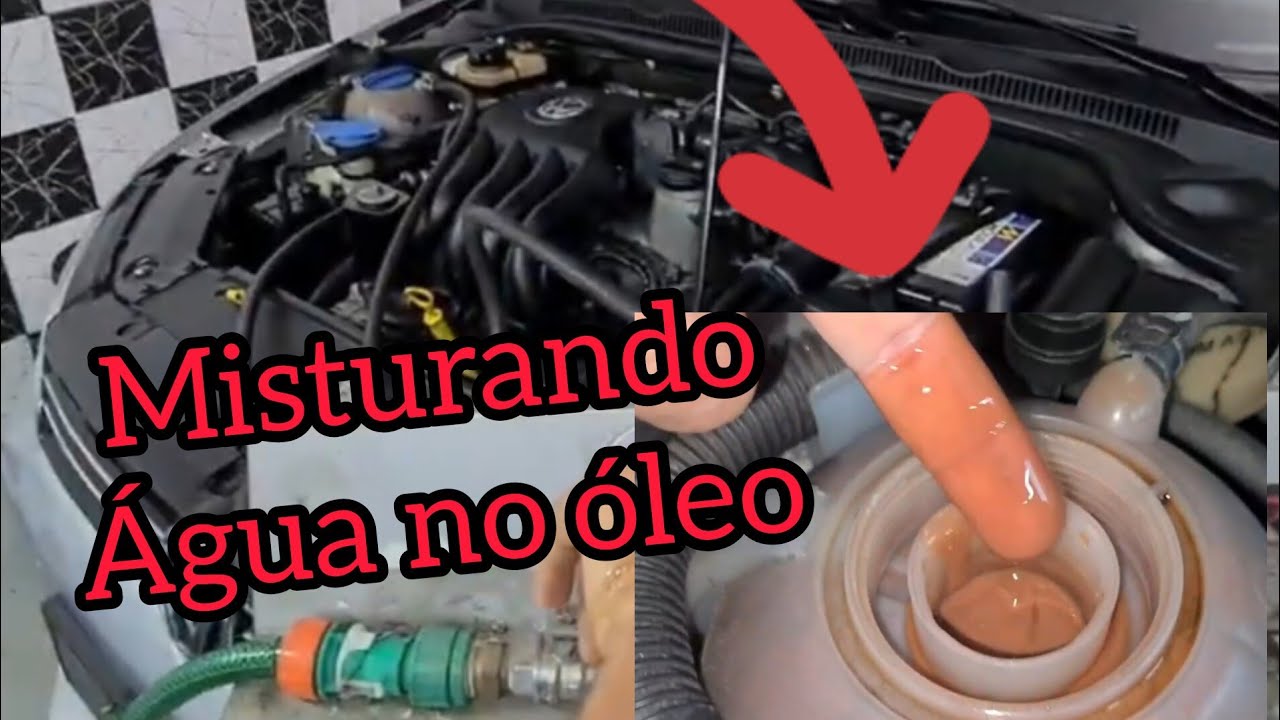 Misturando Água no Óleo VW  JETTA
