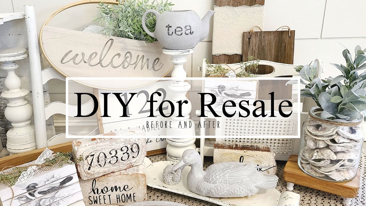 DIY for Resale • Thrifting Flips for Profit • Custom Orders • Wall Art • Smalls