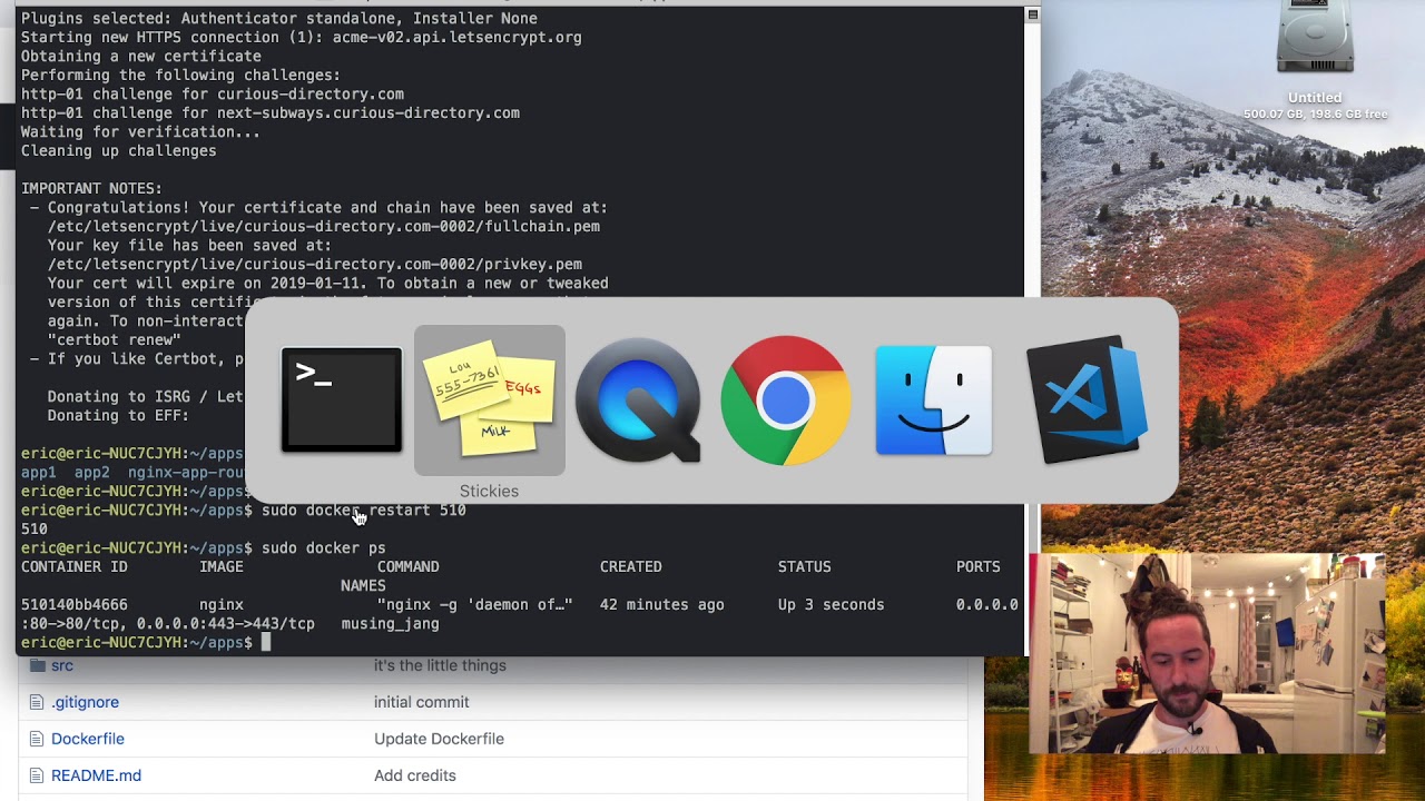 Launching a new web application