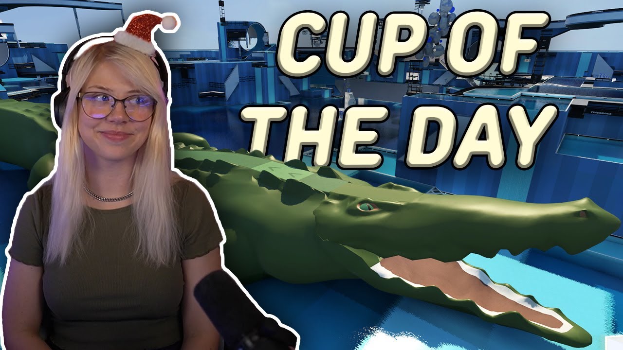 There was a giant CROCODILE in this FREE Cup of the Day!