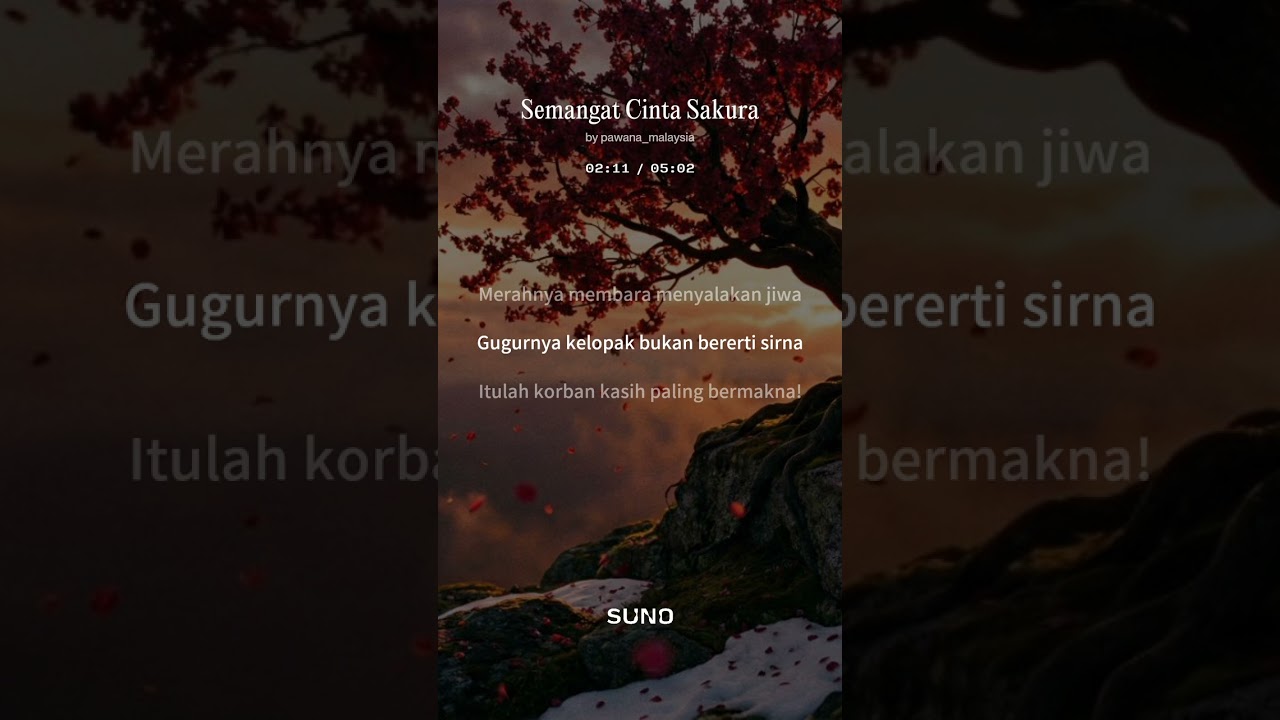 Semangat Cinta Sakura (Lagu Jiwang Malaysia Jepun 2026)