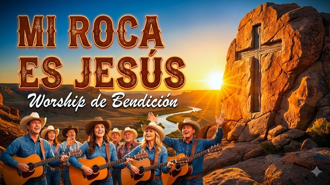 Mi Roca es Jesús 🙏 CANCION RELAJANTE DE GOSPEL COUNTRY  | Éxitos de la Música Country Cristiana 🙌