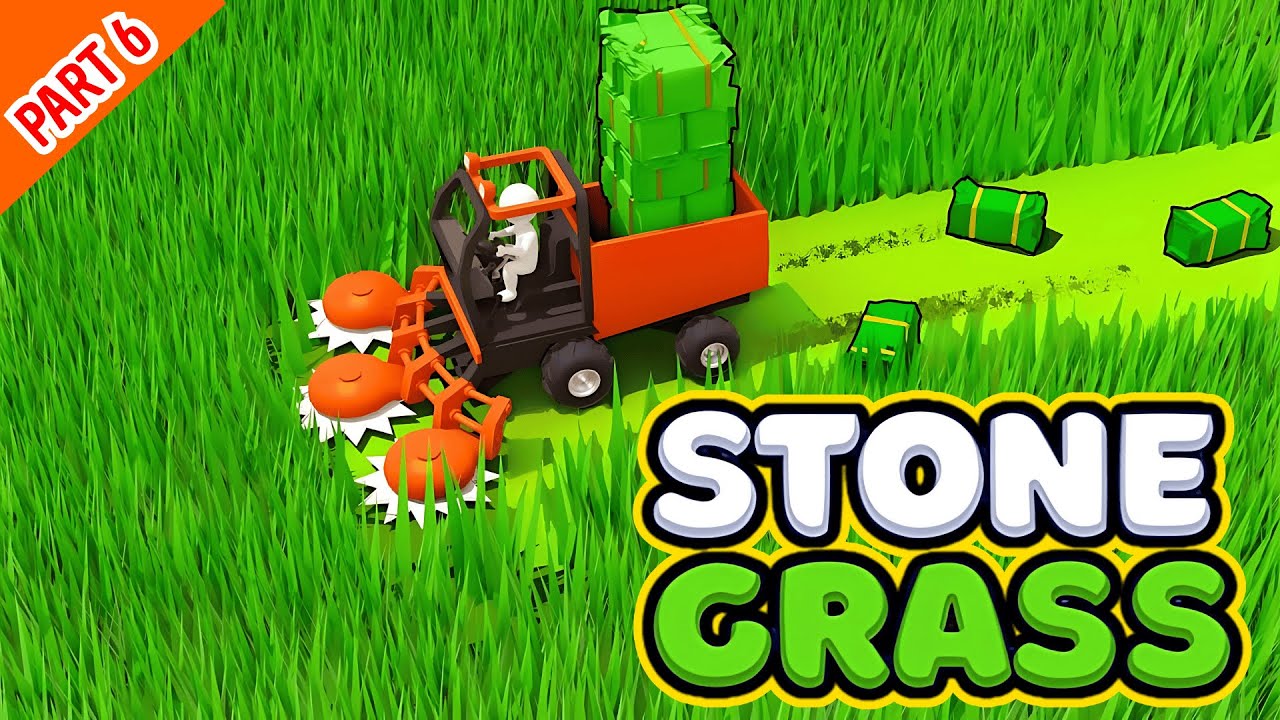 Могу ли я скосить всё поле? | Игровой процесс Stone Grass, часть 6 🚜✨