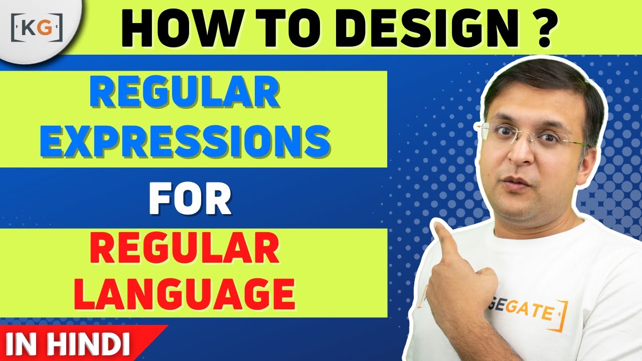 5.6 Design or Write Regular Expression for Regular Language in Hindi | Theory of Computation | TOC