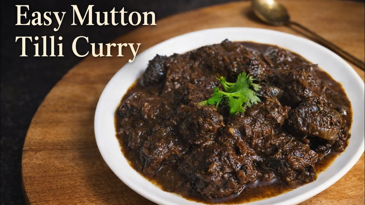 Mutton Tilli Curry|Pressure Cooker Mutton Tilli Curry | No Guesswork | Perfect Texture Every Time