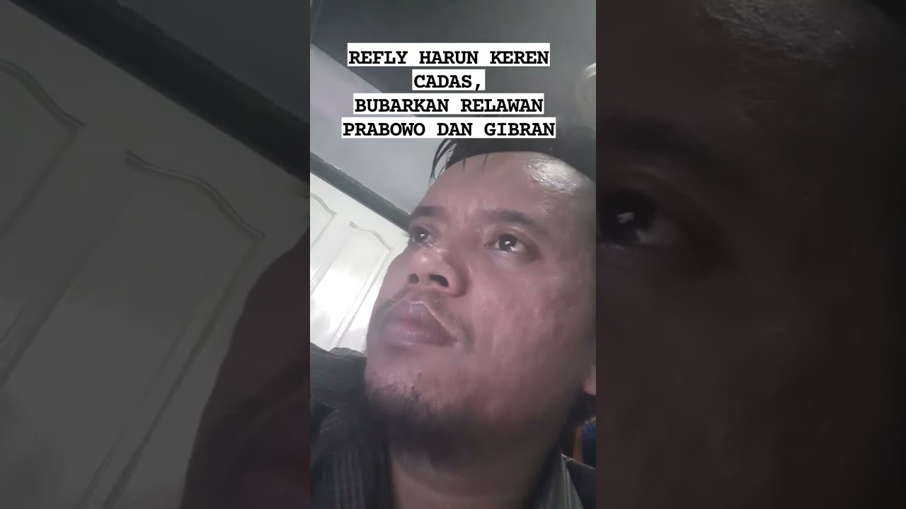 refly harun memang keren cadas 