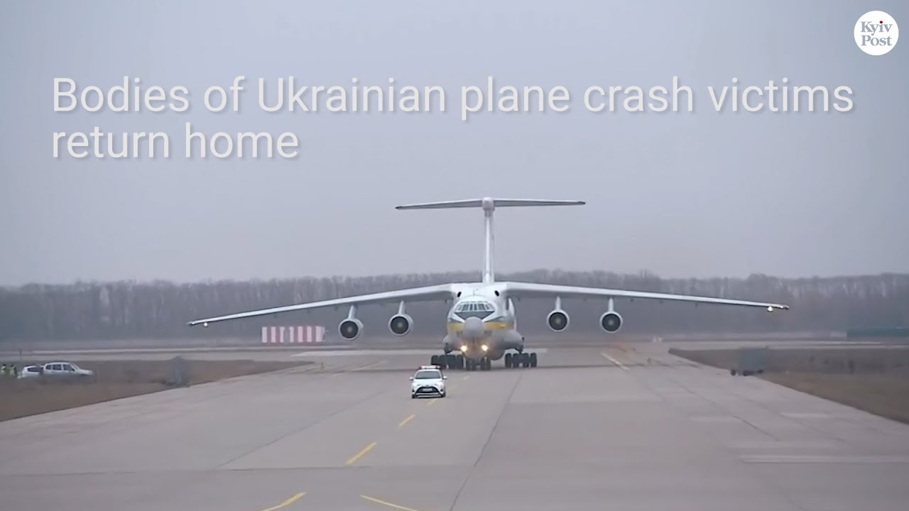 Bodies of Ukrainian plane crash victims return home