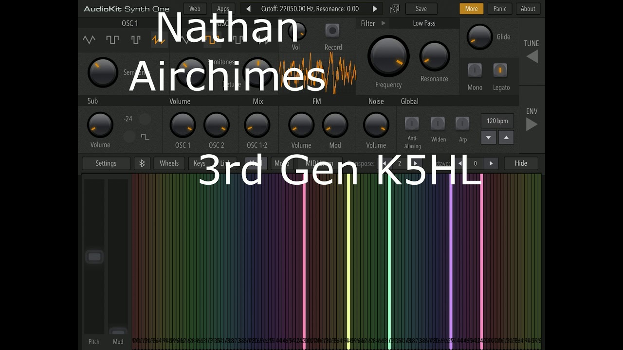 Train Horns On Synthesizer