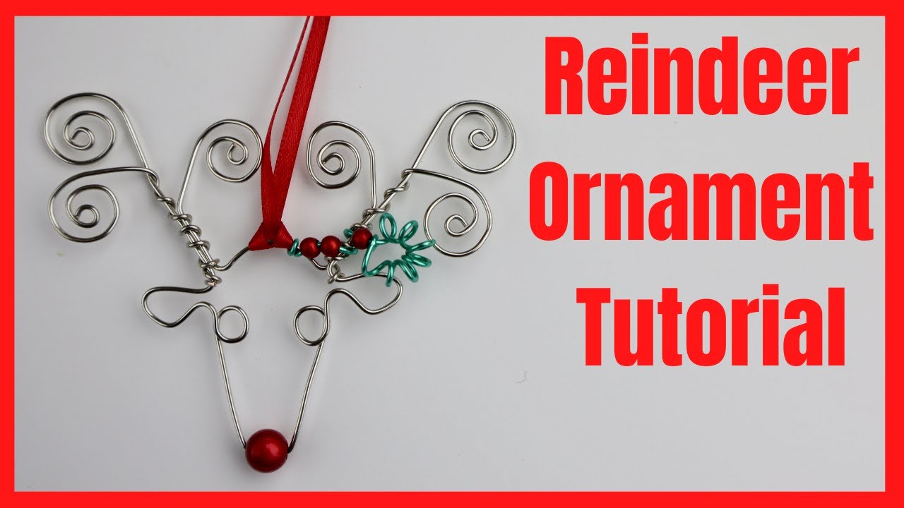 DIY Wire Reindeer Ornament Tutorial