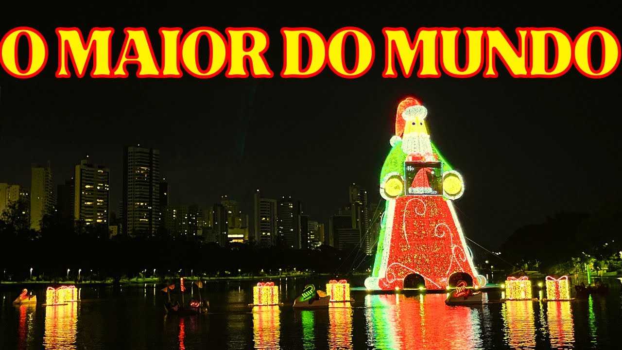 Será que é o MAIOR PAPAI NOEL do Mundo??? - @MaisUmVlogNosso - MUVN