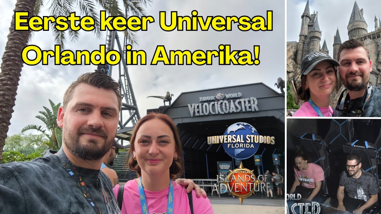 Dag 3/11 Eerste keer in Universal Orlando Geweest en het was fan-tas-tisch Met onride POV's