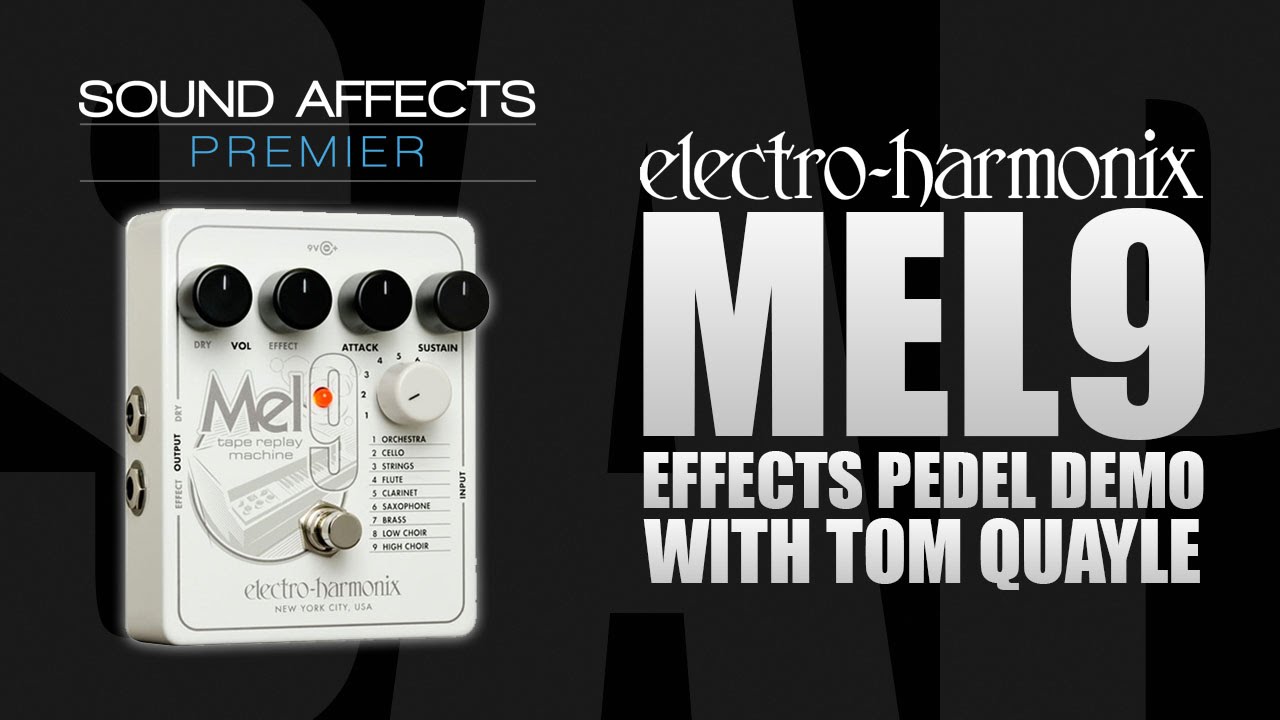 Electro Harmonix MEL9 Tape Replay Machine Effects Pedal Demo