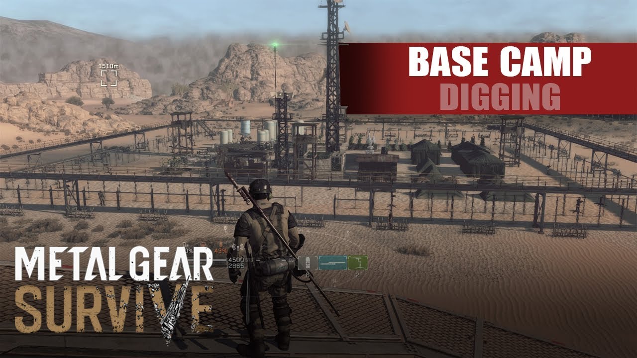 Base Camp Dig PLAN 3 - Metal Gear Survive (PS4)