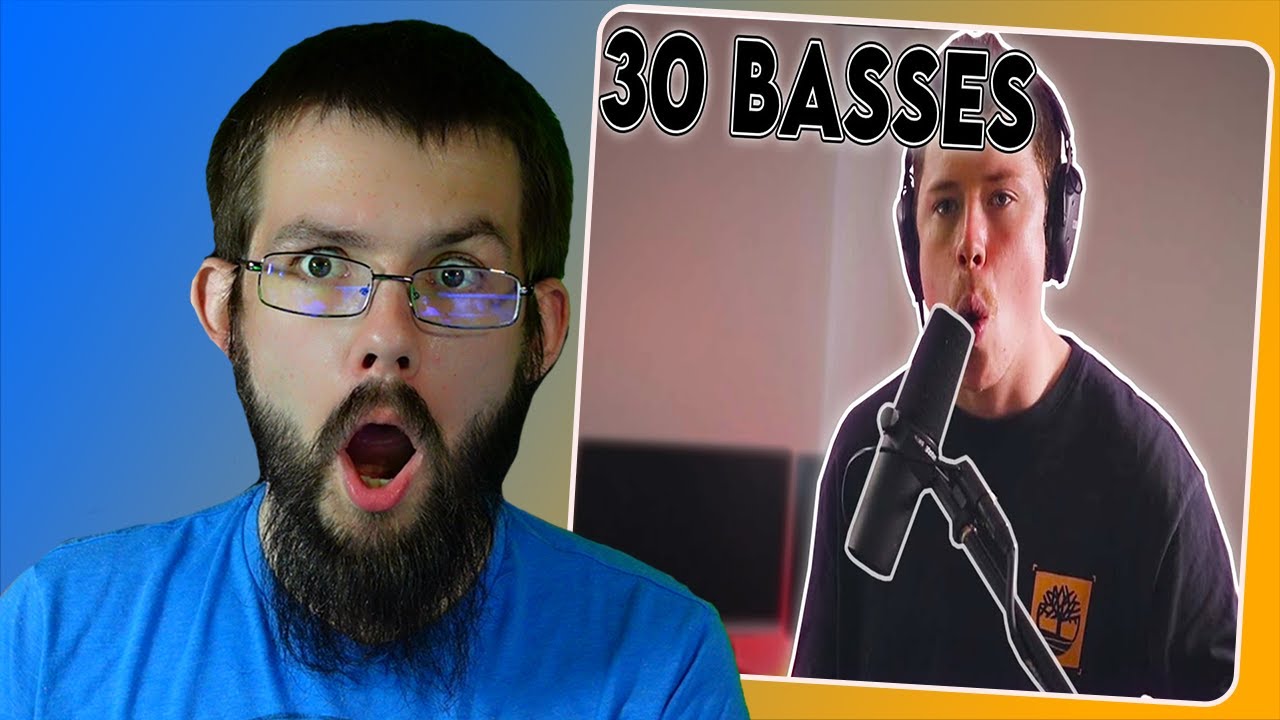 1 beatboxer 30 Basses (REACTION!!!)