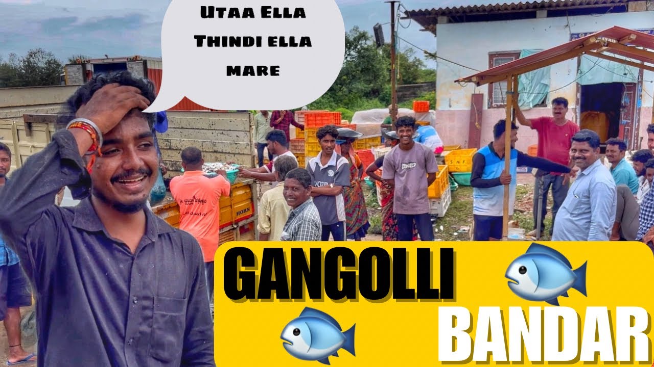 Gangolli Bandar 😍 || Hoddak 4 kodvai meen sikth😂 😂 #dailyvlog #bandar #friends 