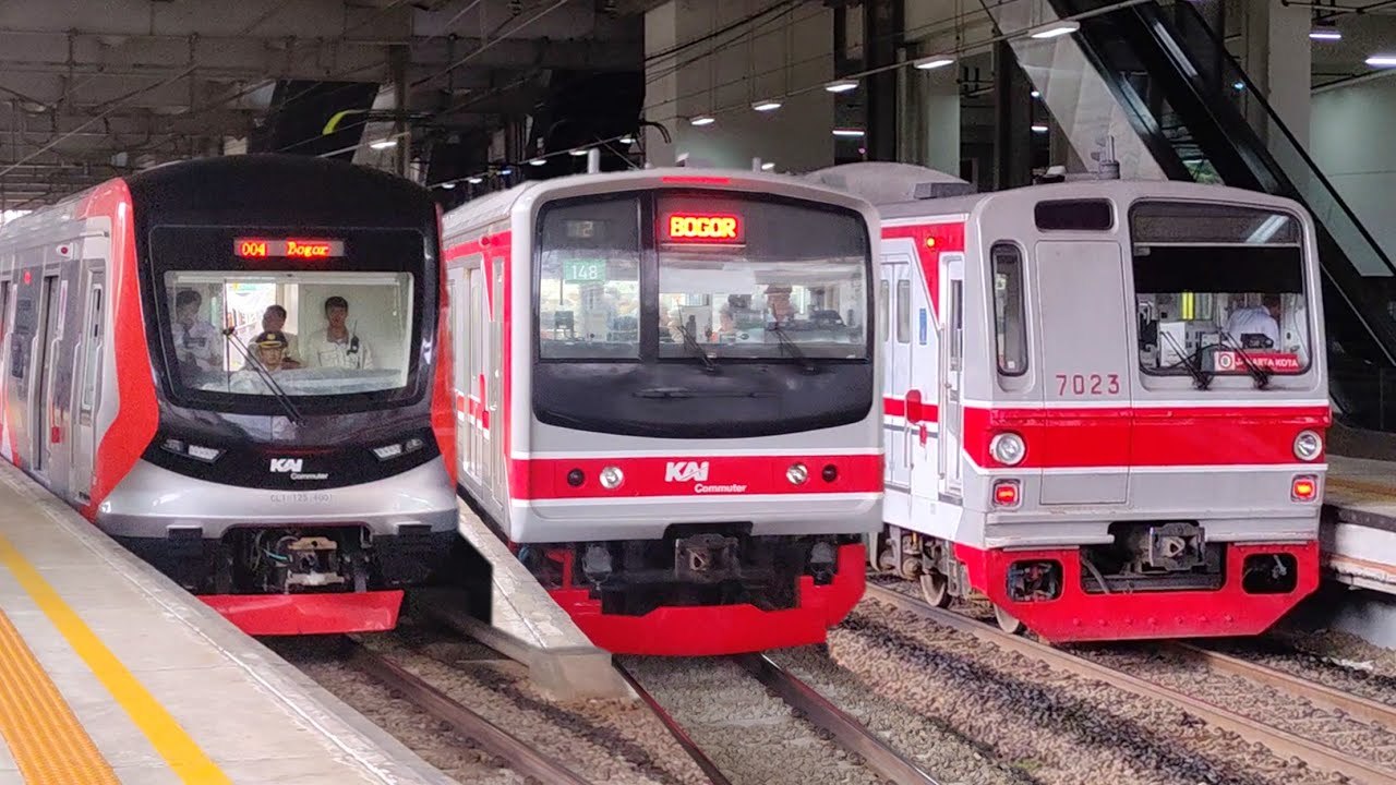 Kumpulan Kereta KRL Commuter Line Stasiun Pondok Cina : KRL China, JR 205 Marchen, TM 6000, TM 7000