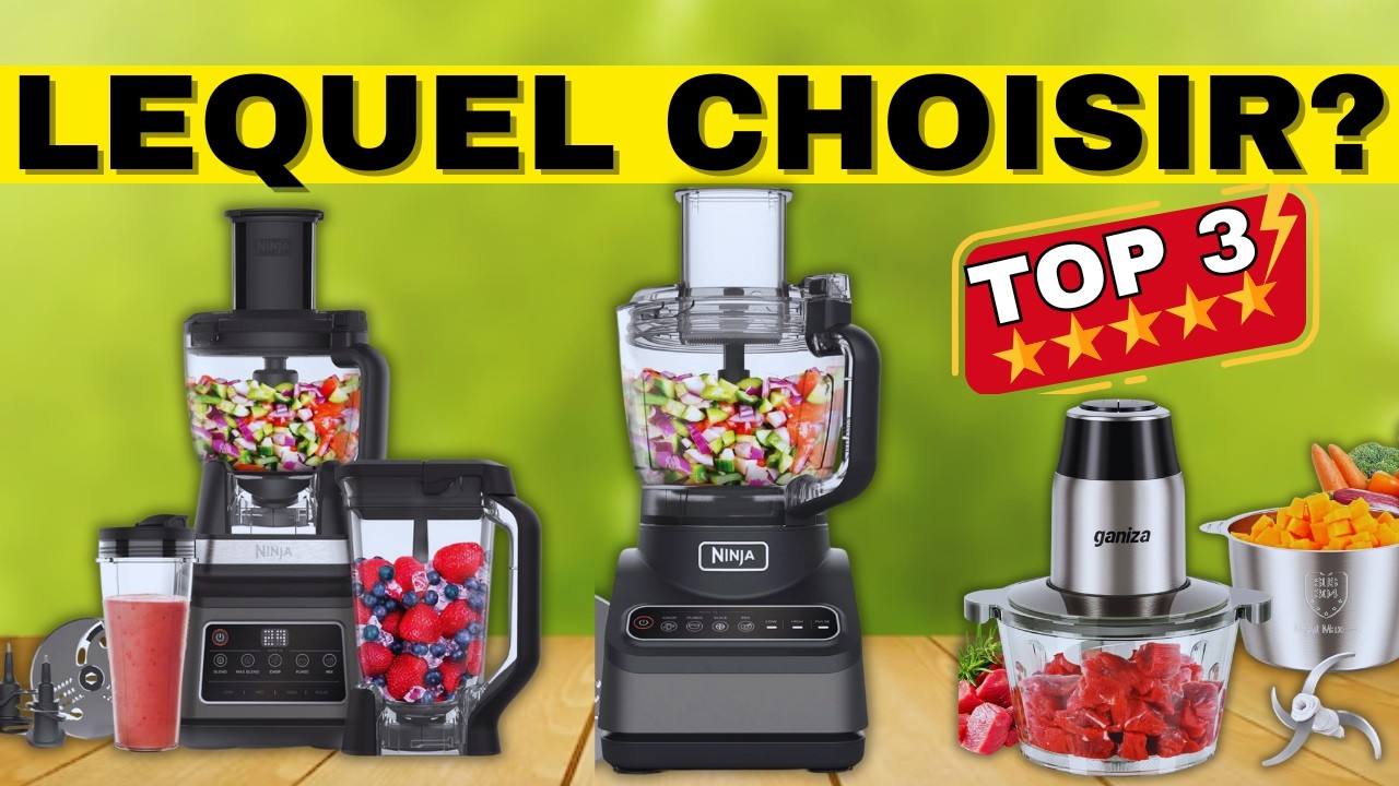 Les 3 meilleurs robots et hachoirs alimentaires 2 en 1 Oster, Ninja de 2025