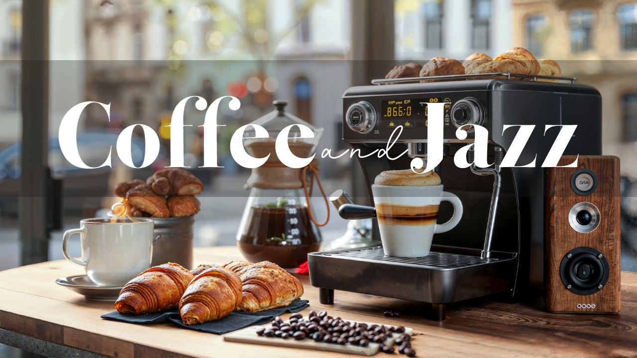 Relaxing Jazz & Work ☕ Cafe Background Music for Focus, Study & Deep Productivity