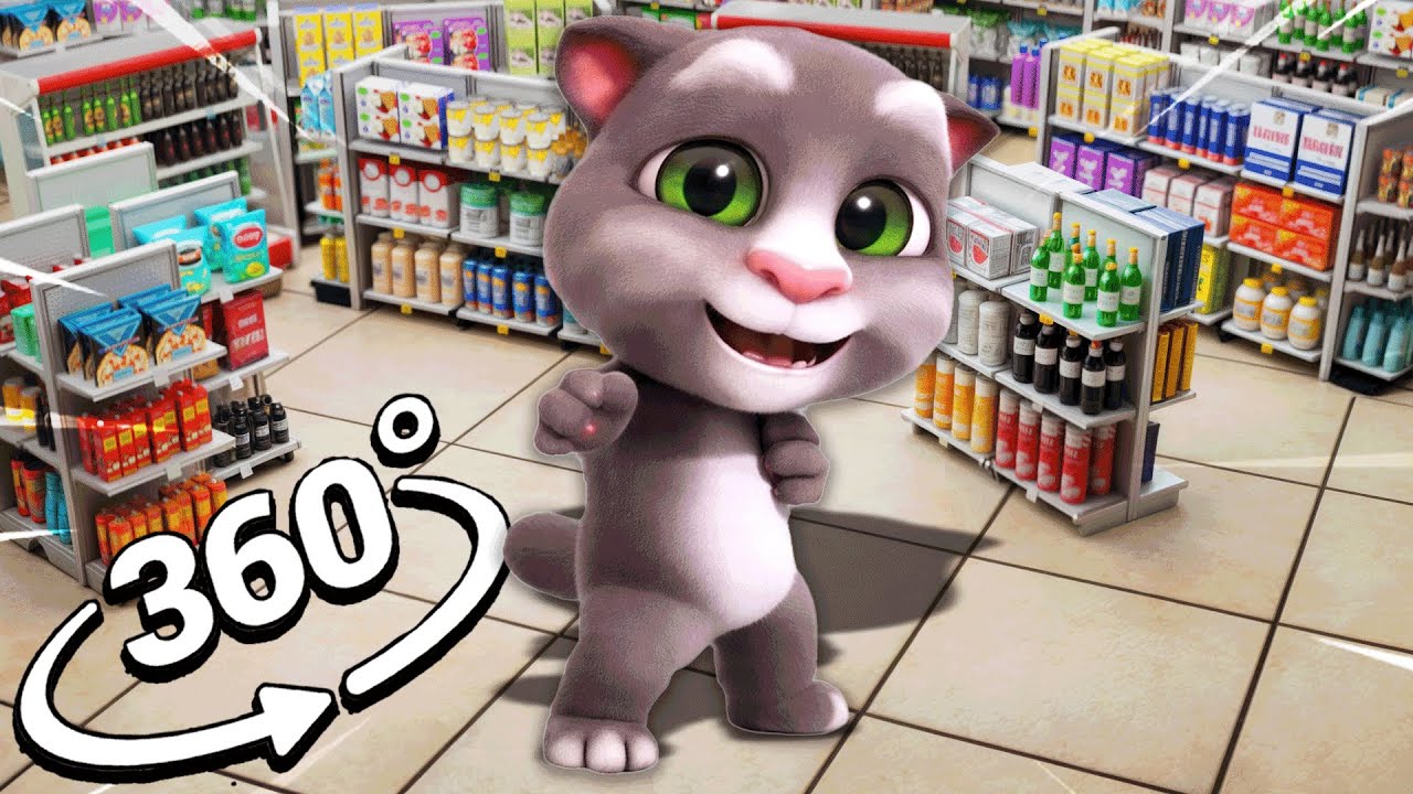 Ay mi Tomcito, Miau, Miau - Supermarket in 360&deg; Video | VR / 4K