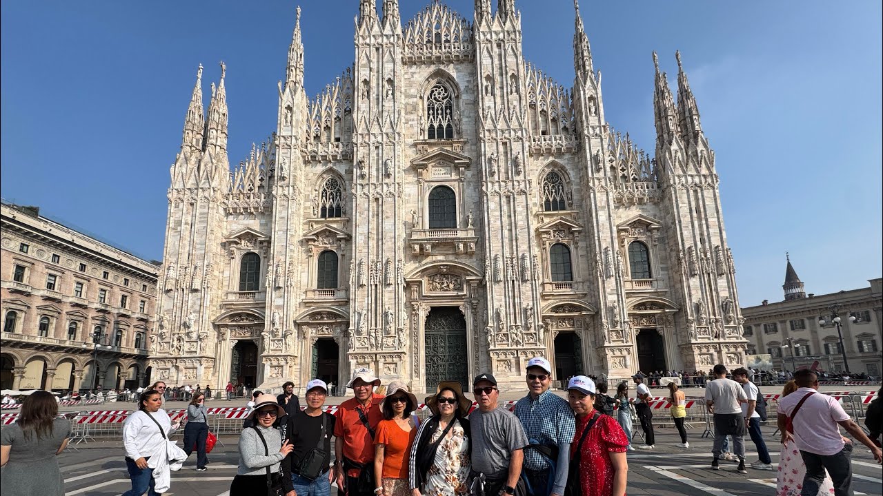 Nhà thờ Milano , Italy. Tiếng hát CĐ. Seraphim, GX. La Vang , Oregon.