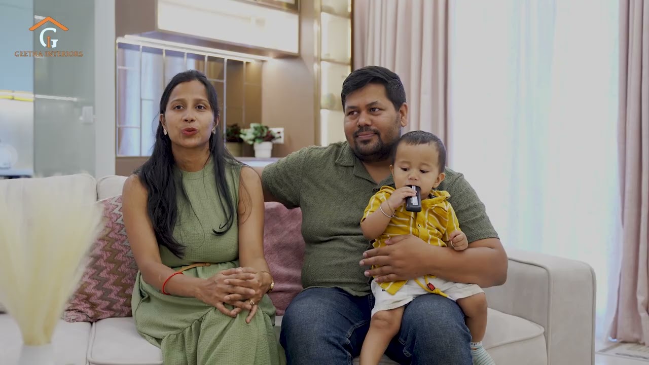3BHK- Mr .Vinay& Pooja | Assetz 63 degree east| Bangalore| Geetha interiors 
