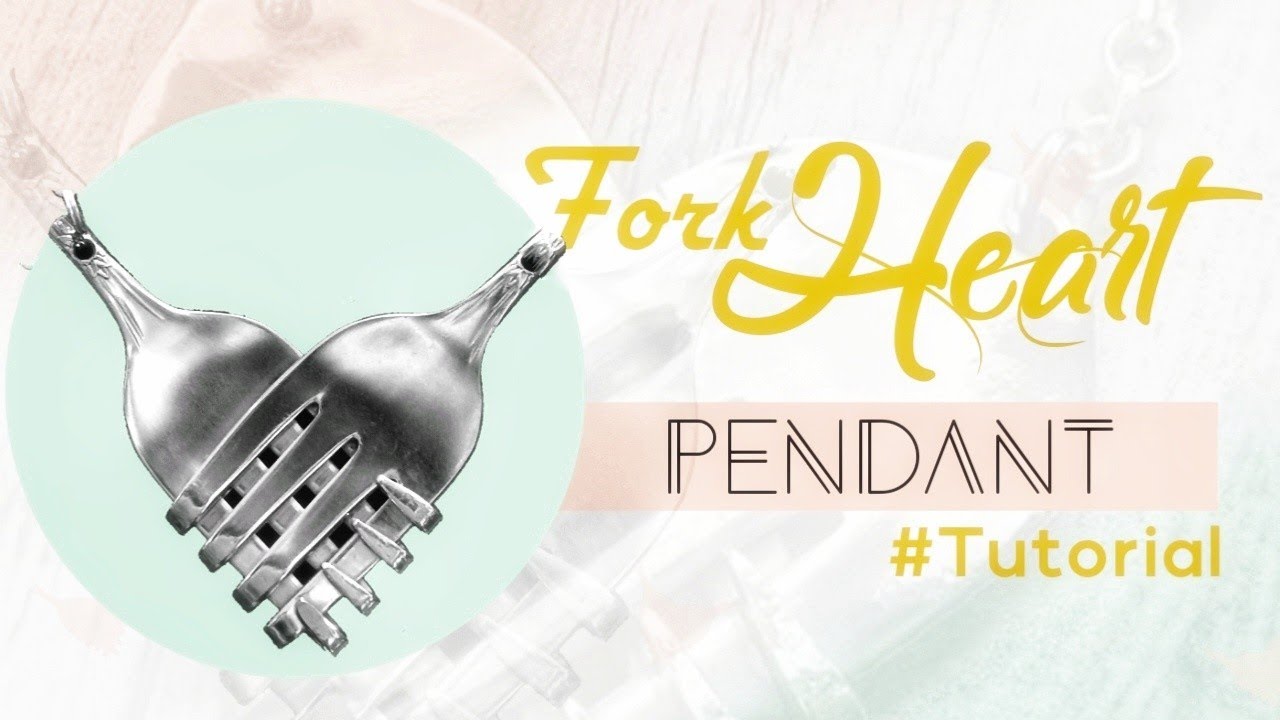 Easy Fork Heart Pendant!