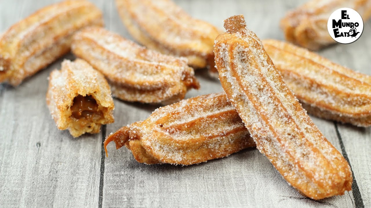 Churros Filled with Dulce de Leche