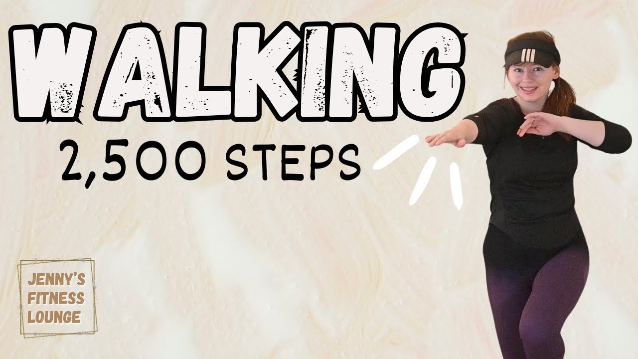 20 MIN WALKING WORKOUT - 2,500 cardio steps //walk at home