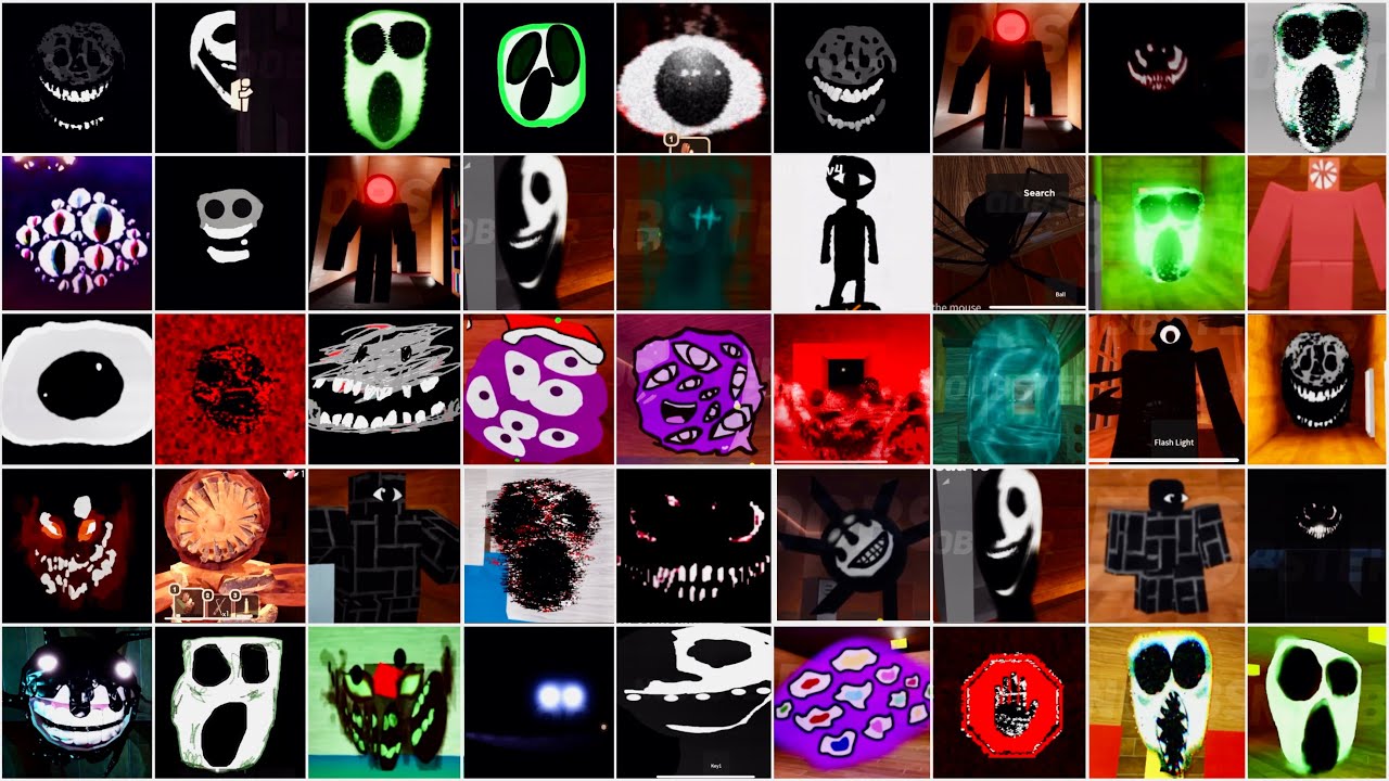 [ROBLOX]Doors Jumpscares VS Doors But Bad,v2,v3,v4,v1.4,v5,v7,X Jumpscares Comparison#doors #roblox