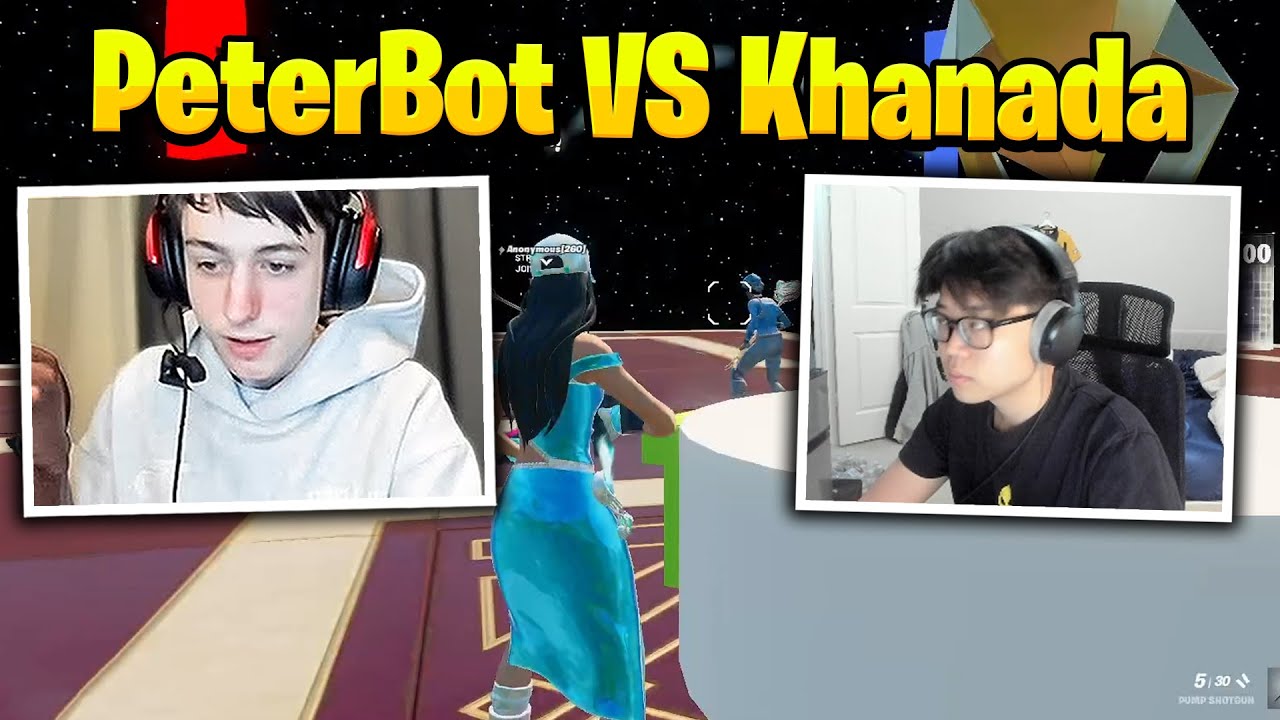 PeterBot VS Khanada in 3v3 Zone Wars