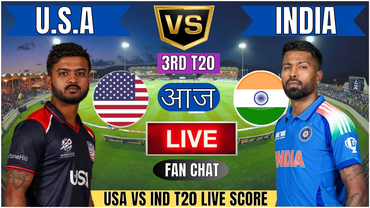 🔴 Live IND Vs USA T20 Match| Live Cricket Match Today| IND vs USA WC T20 Live 2nd innings #livescore