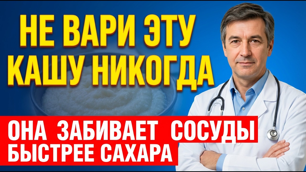 Мало кто знает, АТЕРОСКЛЕРОЗ Боится Эти КАШИ КАК ОГНЯ! Чистят сосуды за 7 дней