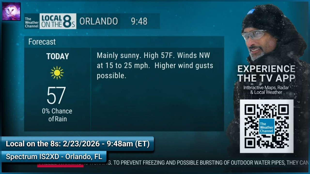 TWC Local on the 8s - 2/23/2026 - 9:48am EST | February Cold Returns