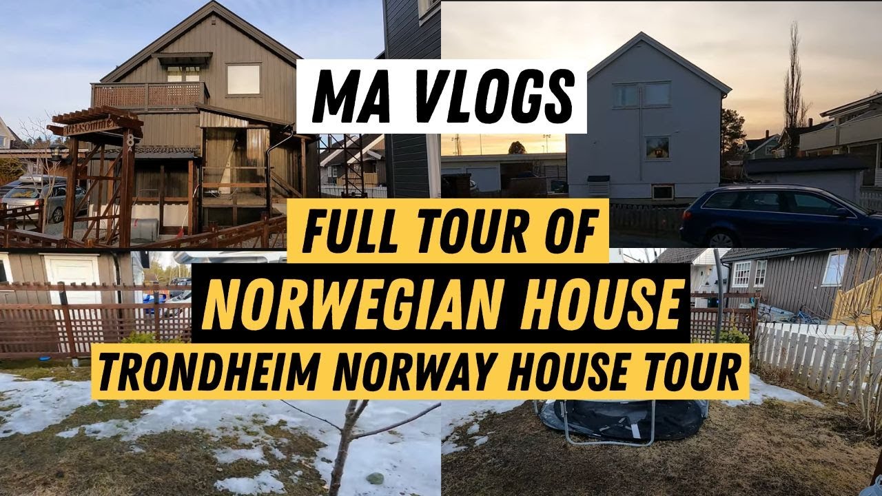 Full Tour of Norwegian House | Trondheim Norway House Tour | Norwegian House Tour Vlog