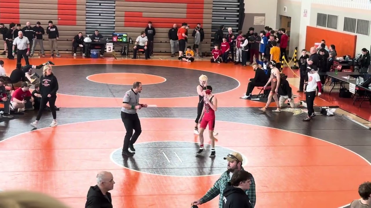 2026 PIAA District 1 Quarterfinal 107lbs- Jake Stanchak (Boyertown) vs Samuel Stratton (Souderton)