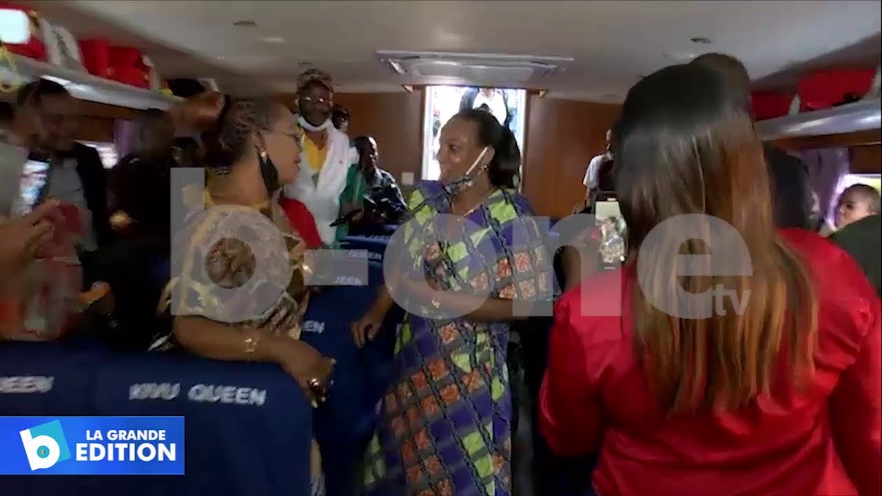 Nord-Kivu: Olive Lembe offre une randonnée sur le Lac Kivu à ses collaborateurs