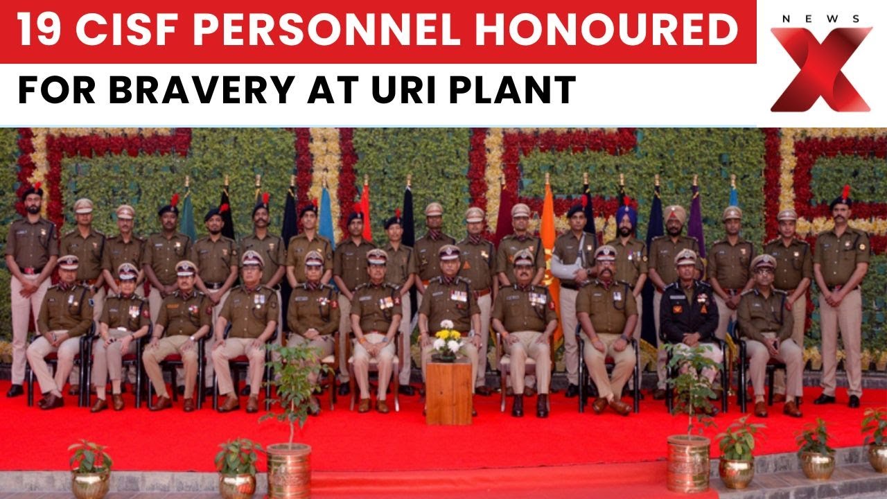 Operation Sindoor Latest News: 19 CISF Personnel Honoured for Bravery at Uri Plant  | NewsX