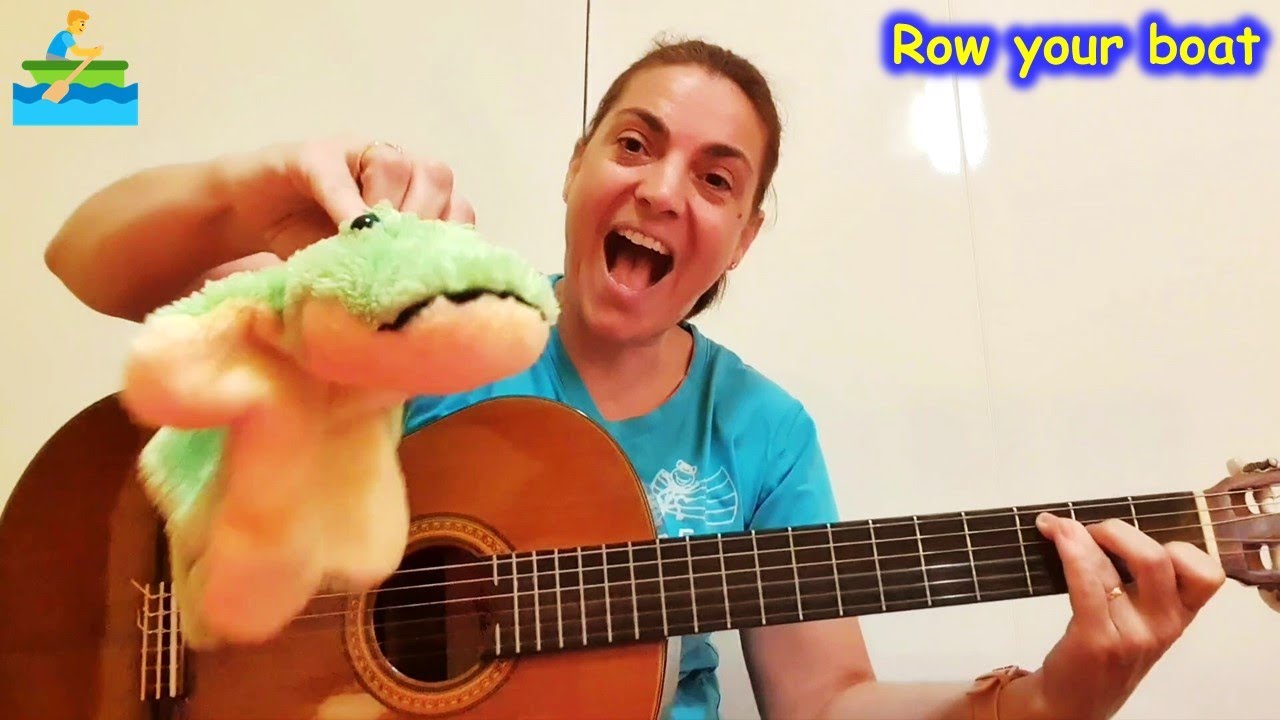Row your boat | Nursery rhymes & kids songs to sing and move along