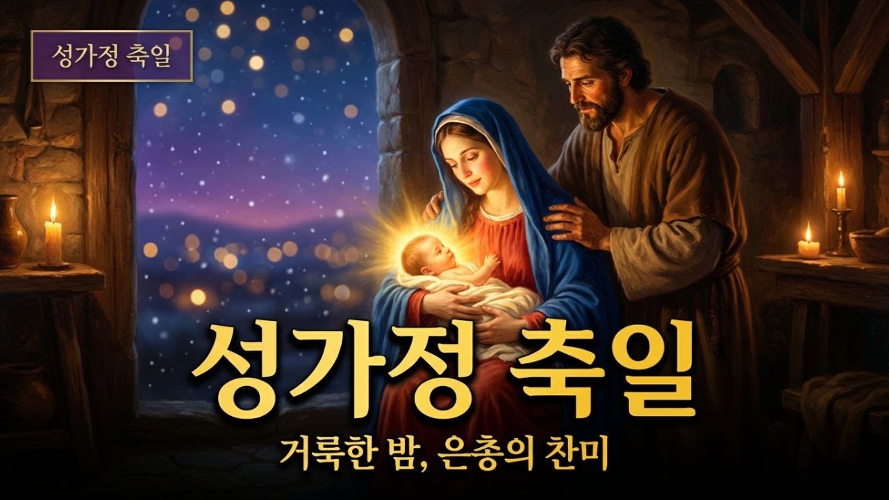 성가정 축일  | 가정과 기도를 위한 6개의 가톨릭 성가 | 예수님, 마리아님, 요셉 성인