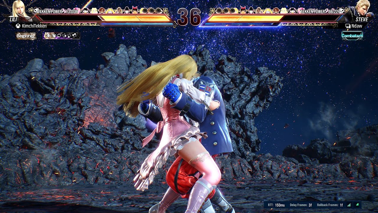 TEKKEN8 match - Lili vs. Steve