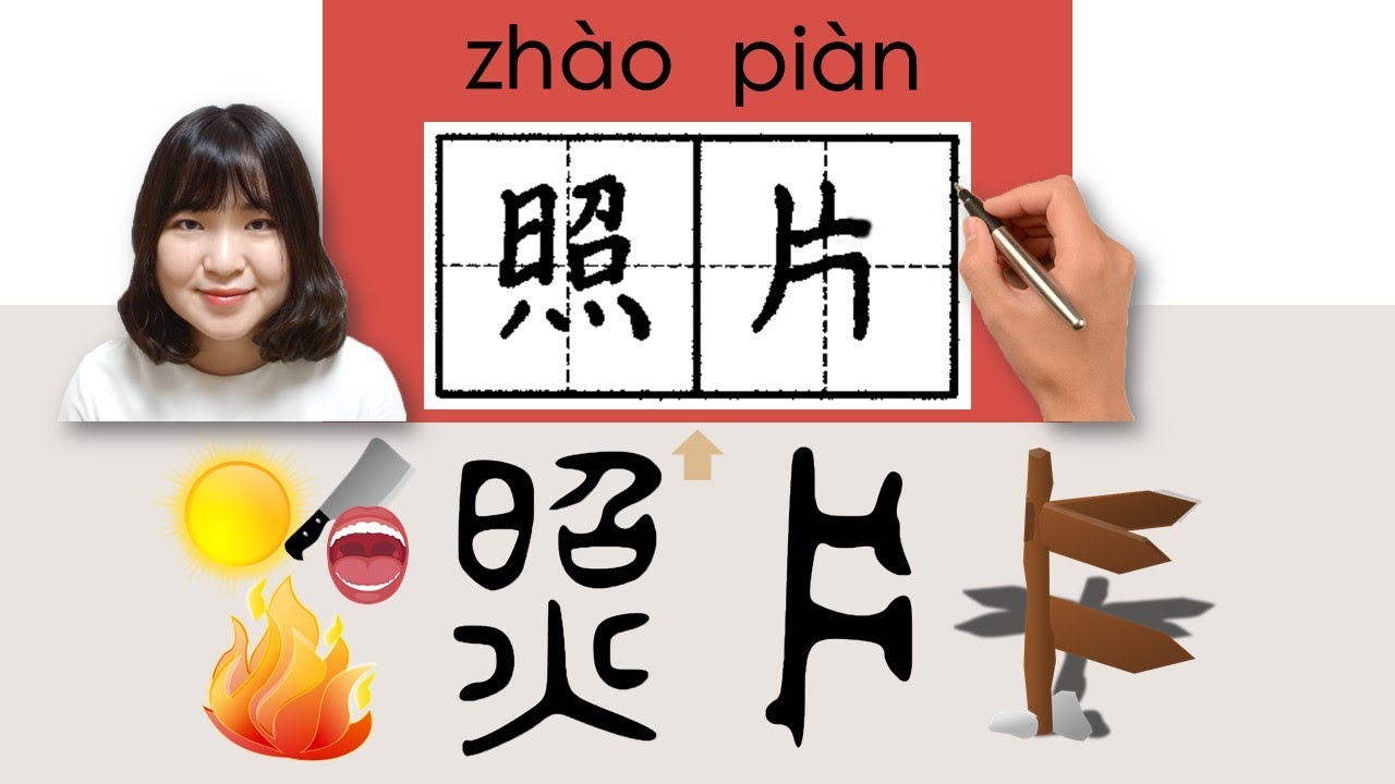 【NEW HSK3】#HSK3#_照片/zhaopian/(photo) How to Pronounce/Say/Write Chinese Vocabulary/Character/Radical