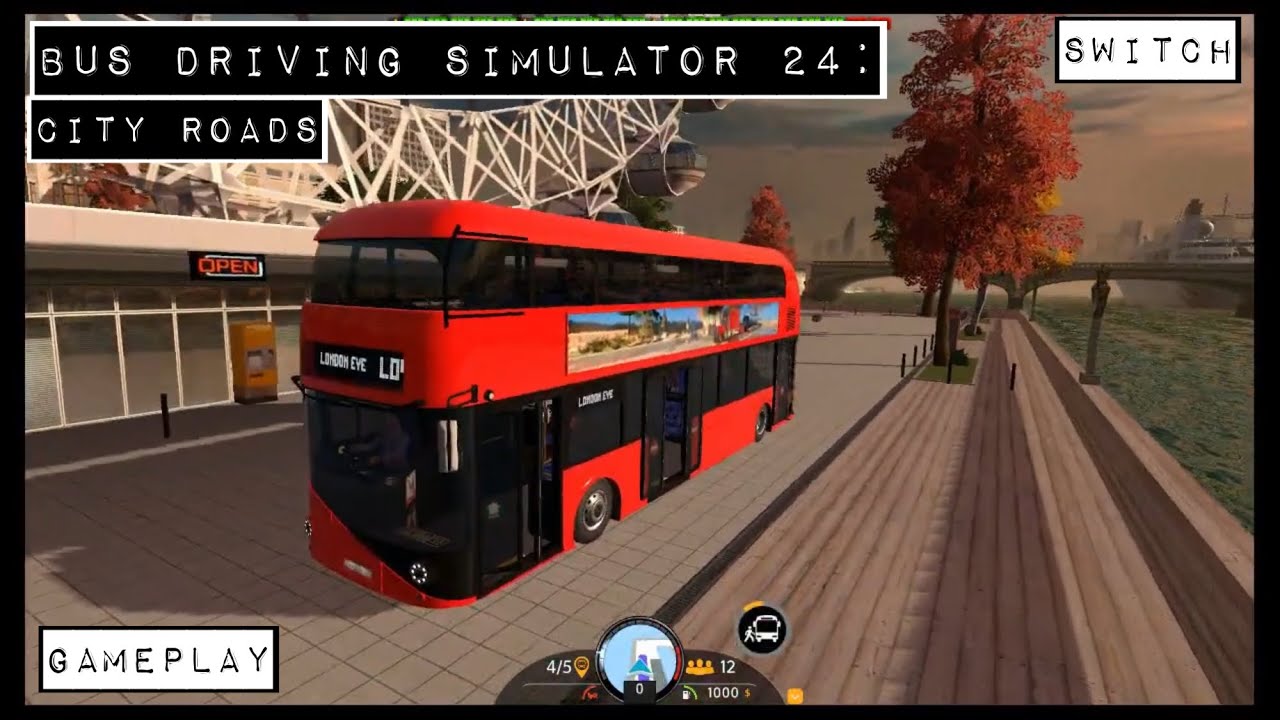Bus Driving Simulator 24: City Roads - Nintendo Switch - Gameplay
