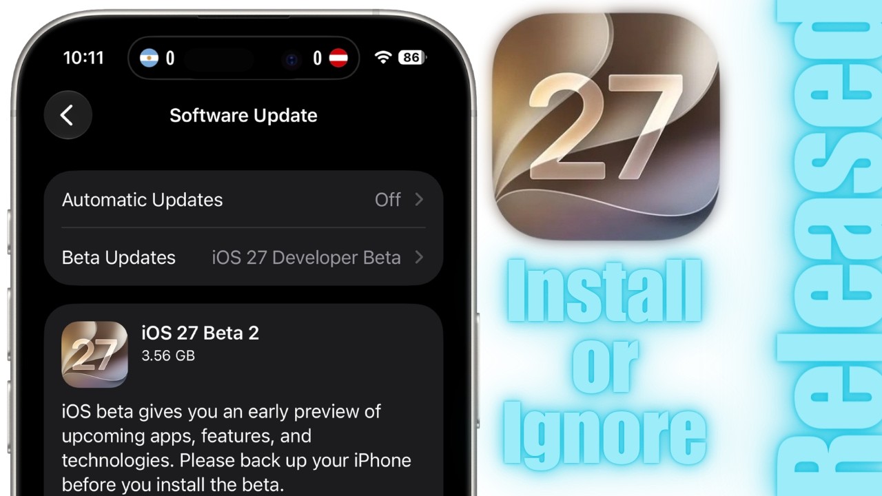 Вышла iOS 27 Beta 2 &mdash; СТОИТ ЛИ ОБНОВЛЯТЬСЯ?