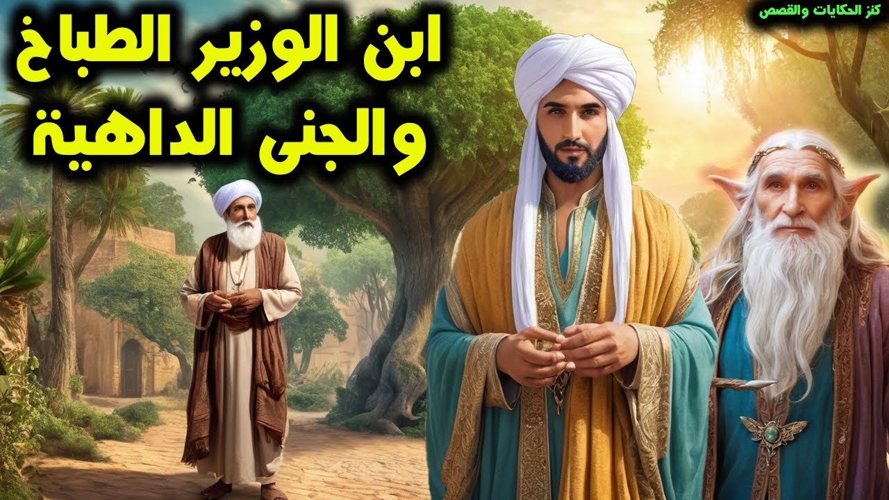 قصة ابن الوزير الطباخ والجنى الداهية من القصص الخيالية المشوقة والمسموعة قبل النوم الجزء الاول