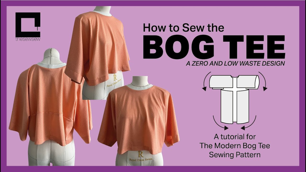 Modern Bog Tee Sewing Tutorial