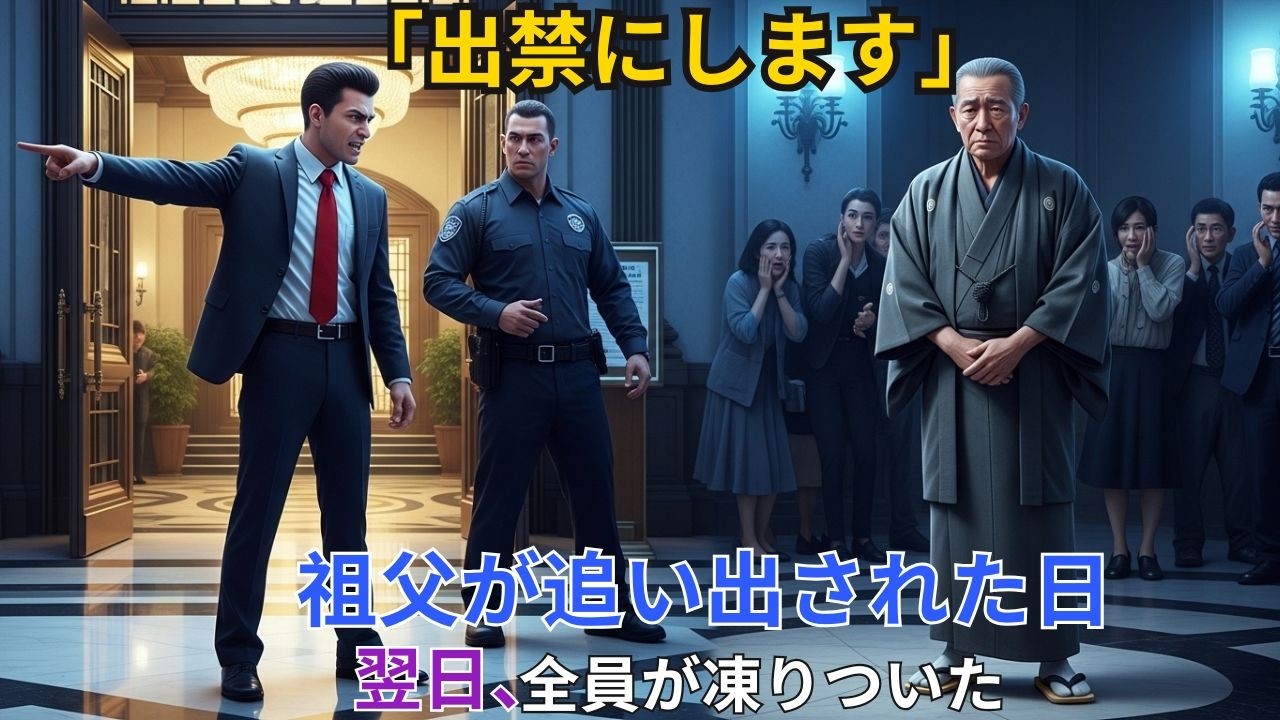 【スカッと】「出禁にします」言われた祖父。翌日、役員全員が謝罪【シニア】