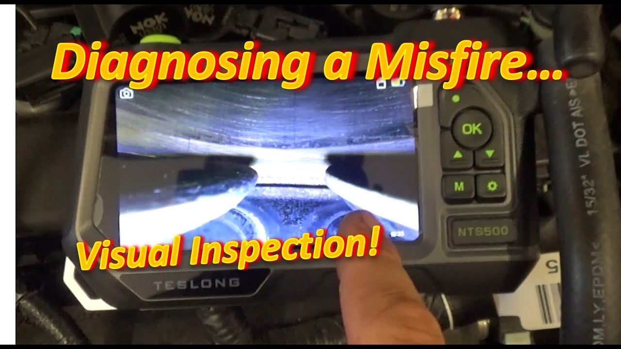 Diagnosing a Misfire with a Visual Inspection? (Teslong NTS 500: Ford Escape 4 Cylinder)